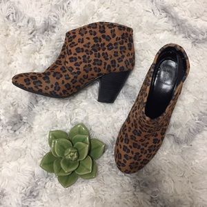 Leopard booties